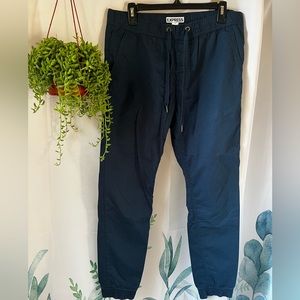 Mens Navy Blue Express Joggers